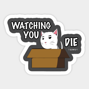 Apathetic Cat Sticker